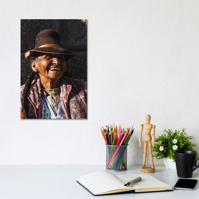 Peruvian Merchant by Luke Anthony Gramme - Wrapped Canvas Print