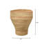 Trophy Seagrass Decorative Basket, Orange-6615168