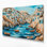 Art mural sur toile beige
