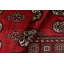 Tapis rouge rectangulaire unique de 4 pi 3 po x 6 pi 6 po Righley