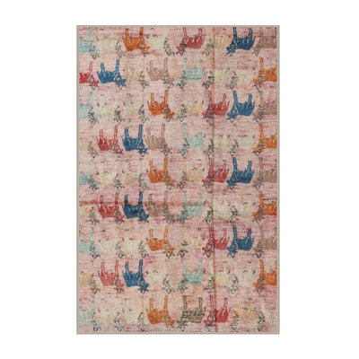 Tapis abstrait moderne 4415