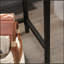 Console, finition brune