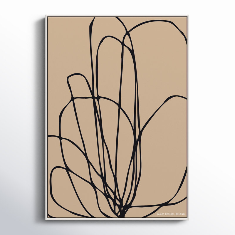 Tracings 3 Print by Romina Gadler, 20" H x 14" W x 1.25" D, White Framed Canvas