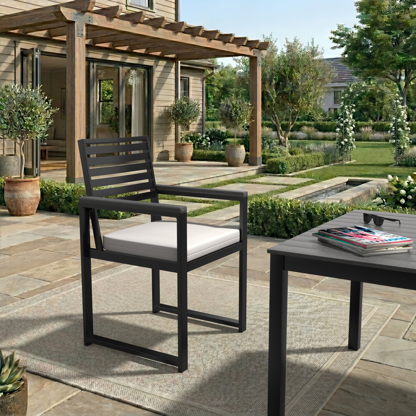 18" Sunbrella® Seat Cushion, Sunbrella® Canvas Natural