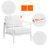 Armando Aluminum Outdoor Lounge Chair-730089302-714482868