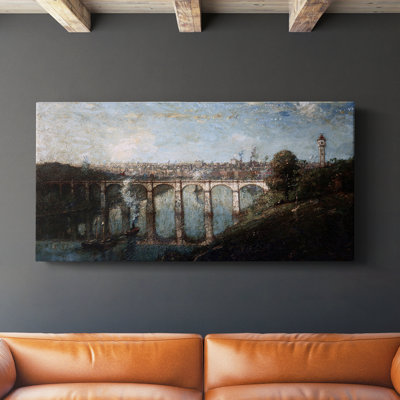 Série paysage - DCLIV - Toile tendue avec châssis - Prêt à accrocher