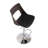 Chichica Swivel Upholstered Adjustable Height Counter Stool with Metal Frame-92303152