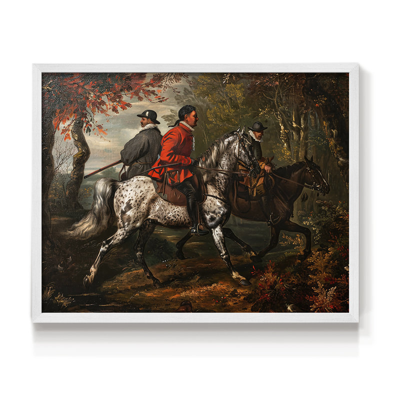 Faune - LIX - Reproduction encadrée - Restickable, H 22 po x l 28 po, Blanc
