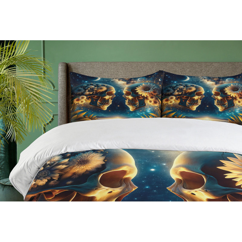 Trippy Duvet Cover, Queen Duvet Cover + 2 Standard Shams