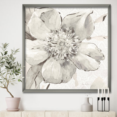 " Indigold Gray Peonies III "