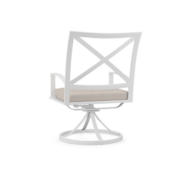 Bristol Outdoor Dining Armchair, Canvas Flax Sunbrella® Canvas