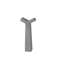 Grey Integrated LED Concrete Bollard Light