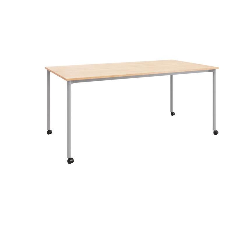 Bureau Spright, H 29 po x l 60 po x P 30 po, Érable / argent