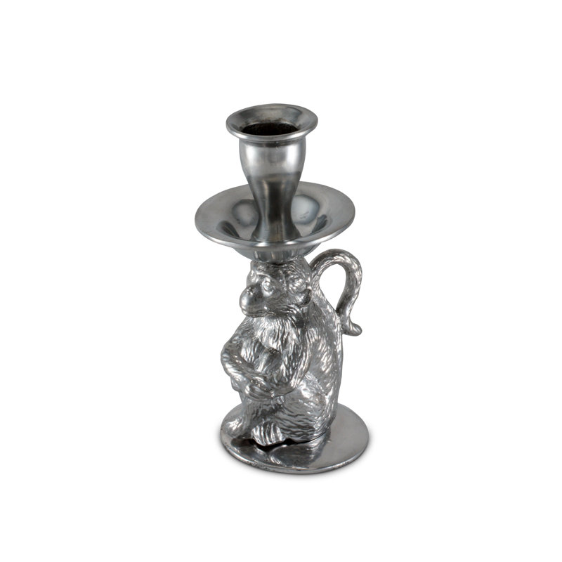 Safari 6'' H Metal Tabletop Candlestick