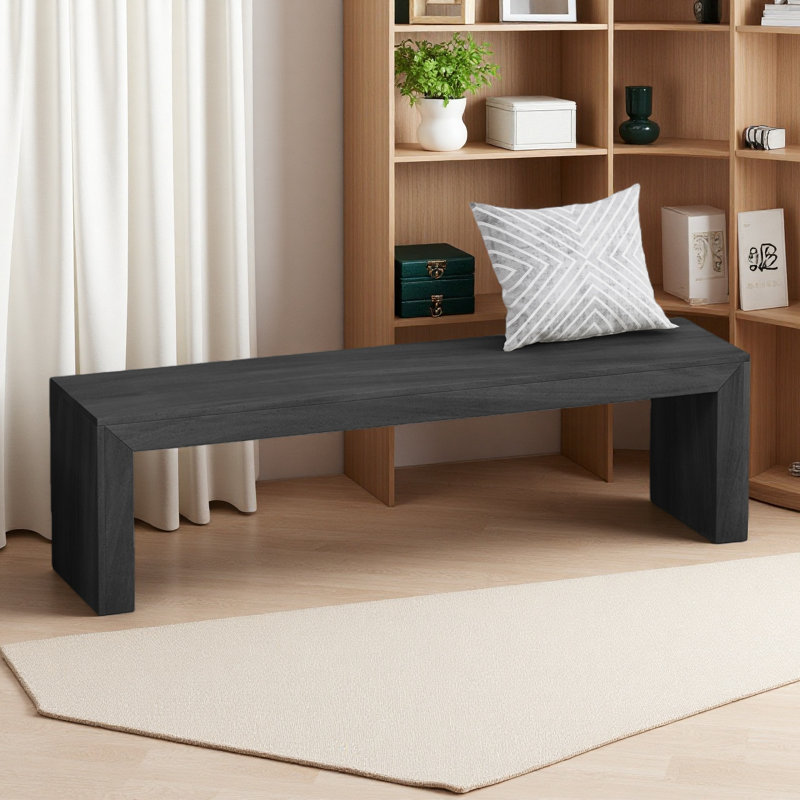 Dining Bench, Black