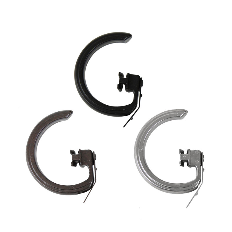 Chauncie 0.5'' Curtain Rings, Black