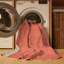 Tapis rose uni lavable à la machine-1530290326
