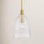 Luminaire en laiton naturel à 1 lumière Meridian Millom-1022397176