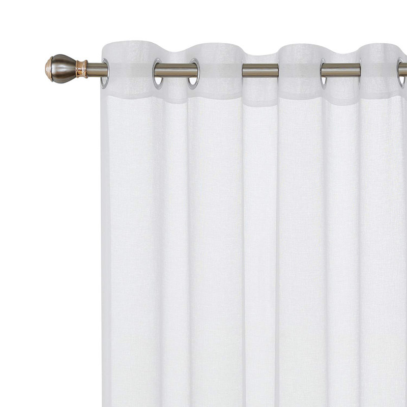 Pruski Semi Sheer Curtain Single Panel
