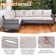 Soyab 5 - Person Modular Patio Conversation Sets with Cushions