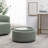 Savinien Upholstered Round Storage Ottoman-924381055