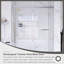 60 po X P 75 po H Double porte de douche coulissante sans cadre-108925403
