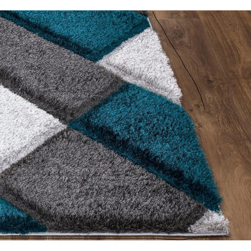 Shag Area Rug, Rectangle 200 x 290 cm