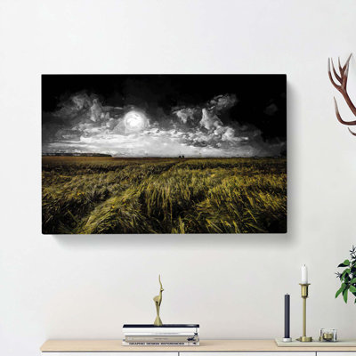 Full Moon over Germany - Wrapped Canvas