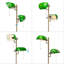  Lampe sur pied Green Glass Bankers
