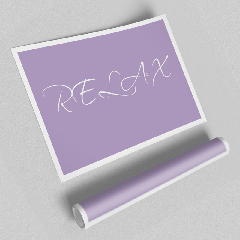 Relax - No Frame Print, 59.4 cm H x 84.1cm W