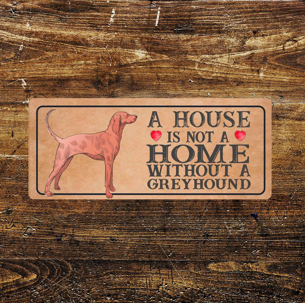 Greyhound Dog Metal Wall Décor