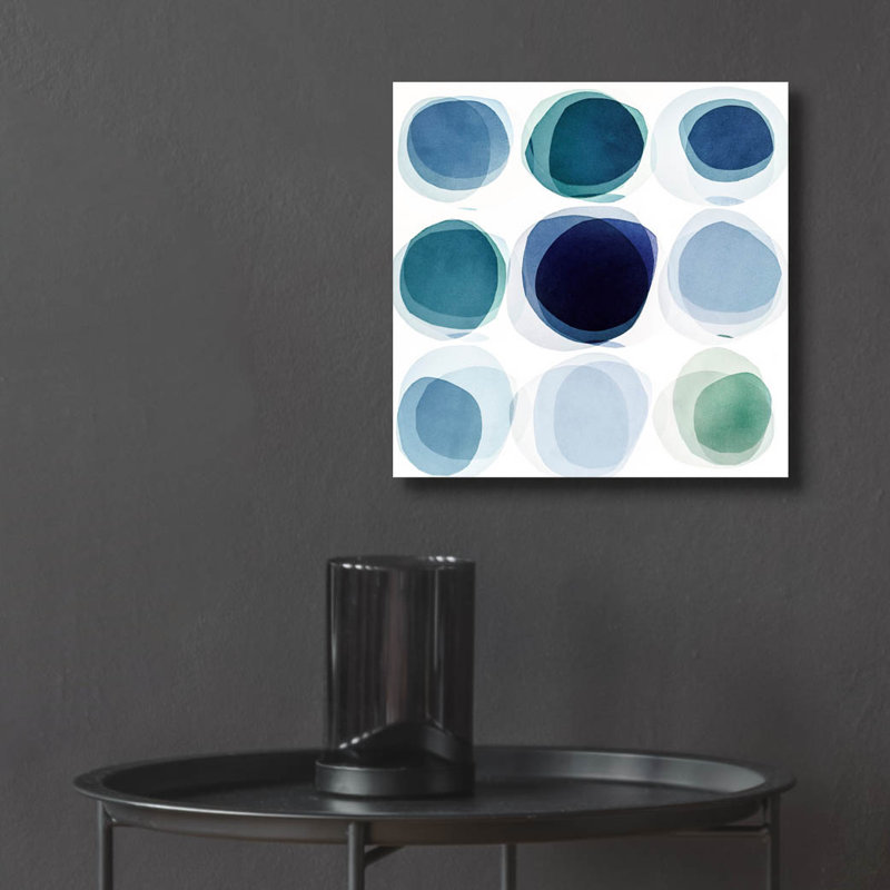 Art mural en verre Wrought Studio ™ «Stands Out In A Crowd» par Tamar Zinna, H 12 po x l 12 po x P 0,13 po