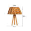 Lampe trépied en bois massif Sipan-575003998