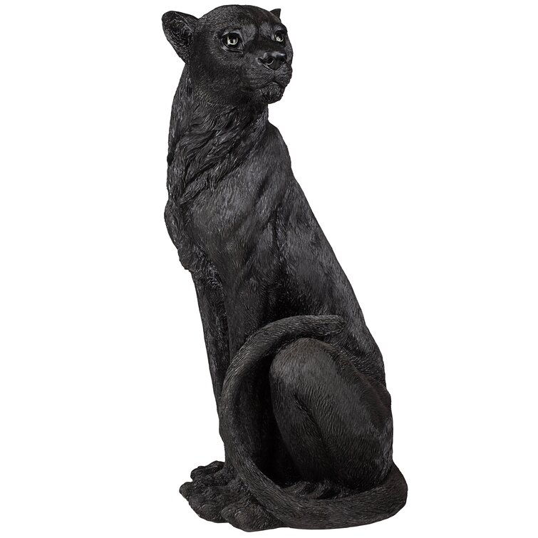 Design Toscano Statue de la panthère noire ombrée et Commentaires - Wayfair  Canada