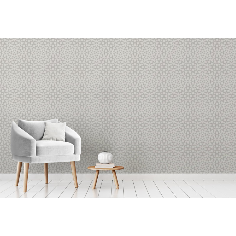 Carreau de papier peint auto-adhésif Yand Smooth, Gris foncé, l 24 po x L 48 po