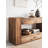 Rustic Style Overall Solid Wood Edge Porch Cabinet Solid Wood Accent Chest