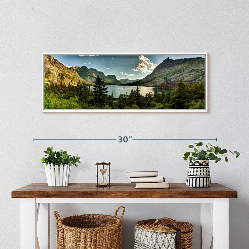 Montana, Montana, Cadre flottant blanc, 28 po x 10 po