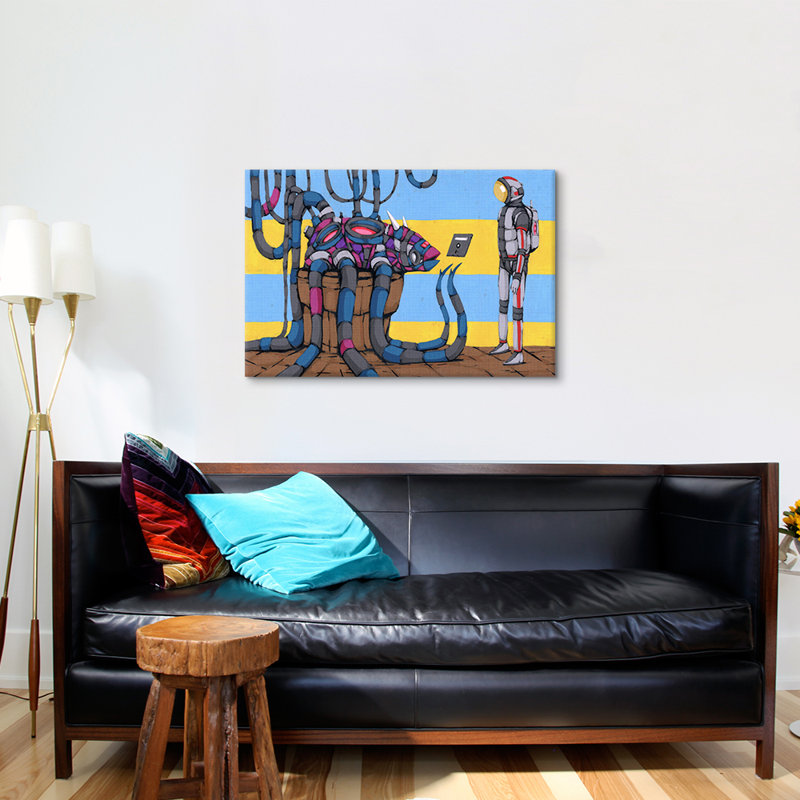 « realing friends final » par, impression sur toile tendue Ric Stultz, H 12 po x l 18 po x P 1,5 po, Pas de tapis