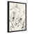 Toile avec cadre flottant noir