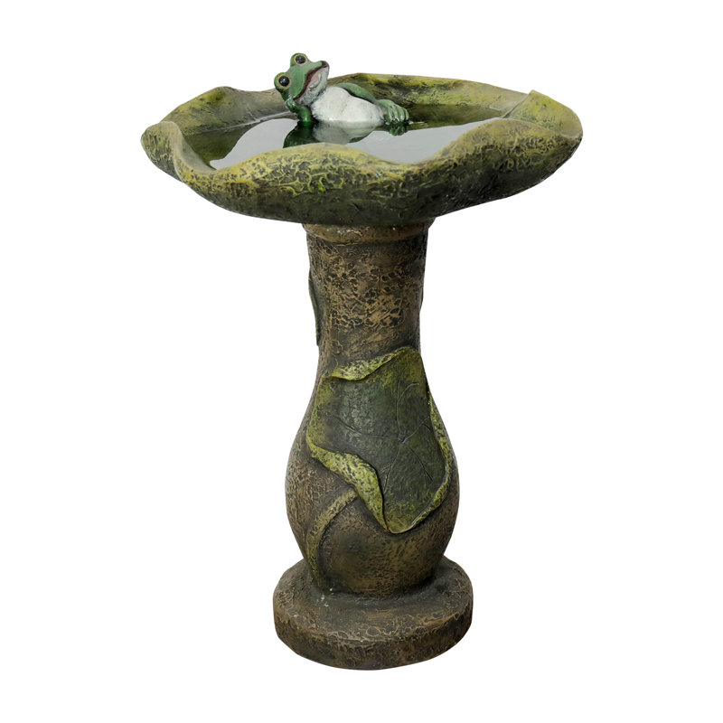 Concrete / Cement Pedestal Birdbath
