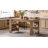 63" Long Bar Table with Storage, Counter Height Pub Table High Top Dining Table-899091737