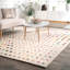 Tapis rose / jaune à pois Latchford