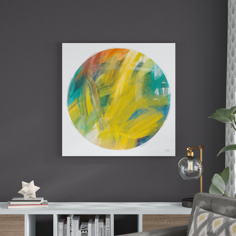Spectrum Sphere by Melissa Averinos - No Frame Painting on Canvas, 91cm H x 91cm W x 3.8cm D
