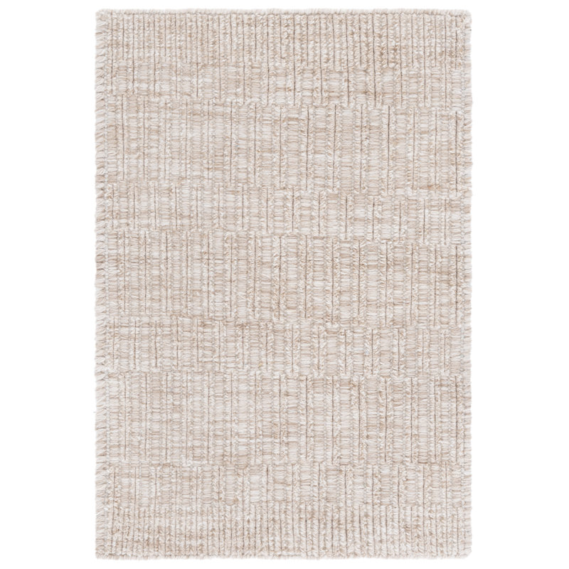 Natura 230 Hand Woven Wool Pile No Pattern Rug, Rectangle 8' x 10'