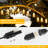25FT LED String Lights Outdoor, Dimmable Waterproof, 13+1 Edison Bulbs