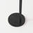 Lark 75" Modern Boho LED Arc Floor Lamp in Black with Hanging Rattan Shade-110743081