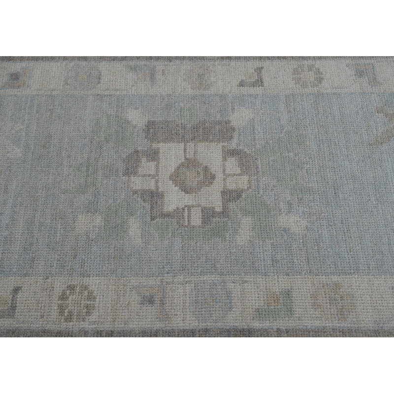 Tapis turc Oushak fait à la main 11 pi 8 po x 15 pi 4 po