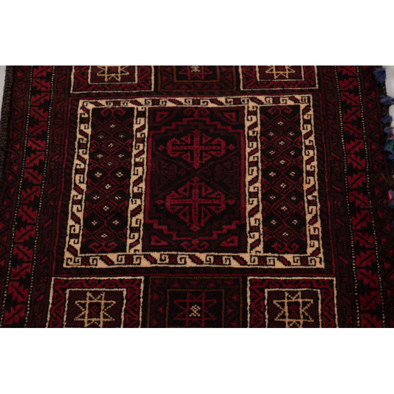 Antique Hand Knotted Wool Area Rug