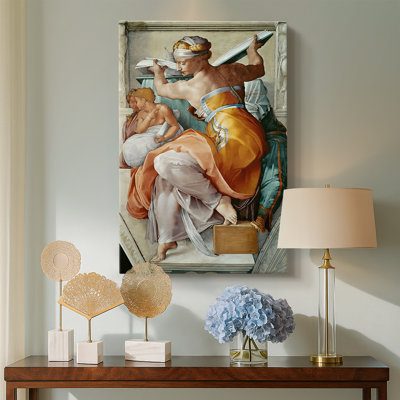 Sibylle libyen - toile tendue par Michelangelo