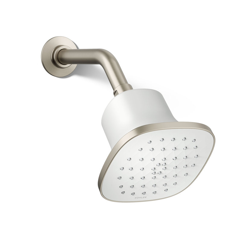 Pomme de douche filtrée à fonction unique Cinq, 1,75 gal / min, Nickel brossé
